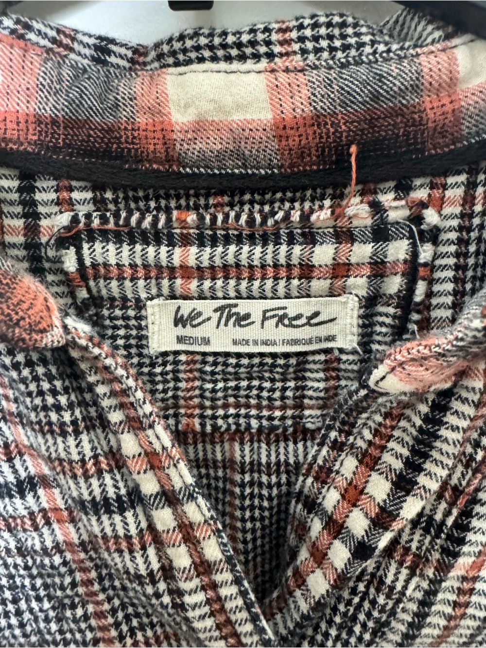 Free People Wildfire Plaid Top - Picture 4 of 8